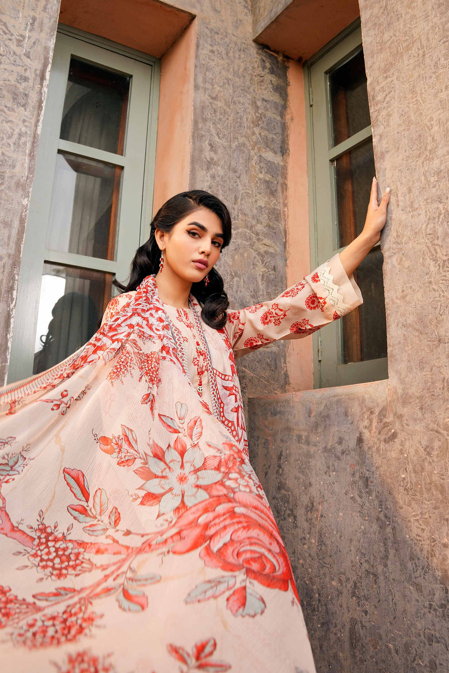 Nishat Summer Unstitched Printed Lawn 3Pc Suit - 42401206