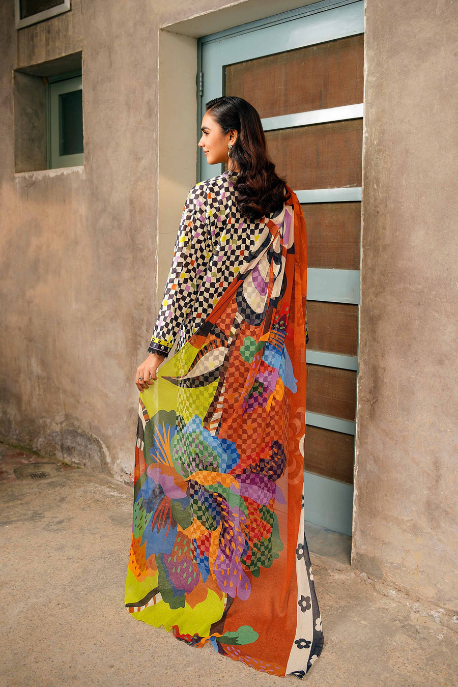 Nishat Summer Unstitched Printed Lawn 3Pc Suit - 42401207