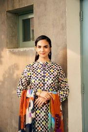 Nishat Summer Unstitched Printed Lawn 3Pc Suit - 42401207