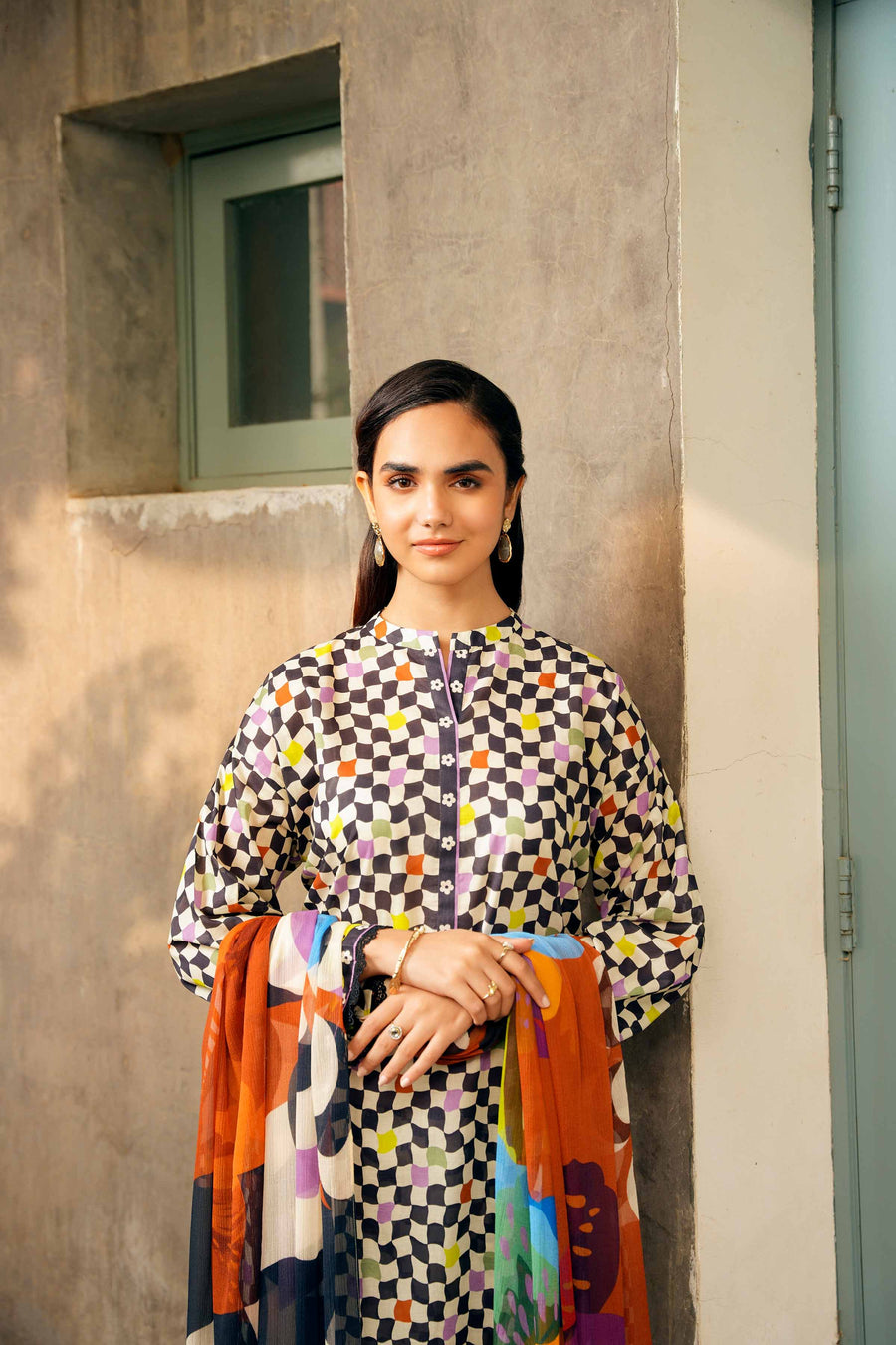 Nishat Summer Unstitched Printed Lawn 3Pc Suit - 42401207