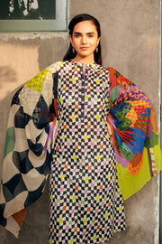 Nishat Summer Unstitched Printed Lawn 3Pc Suit - 42401207
