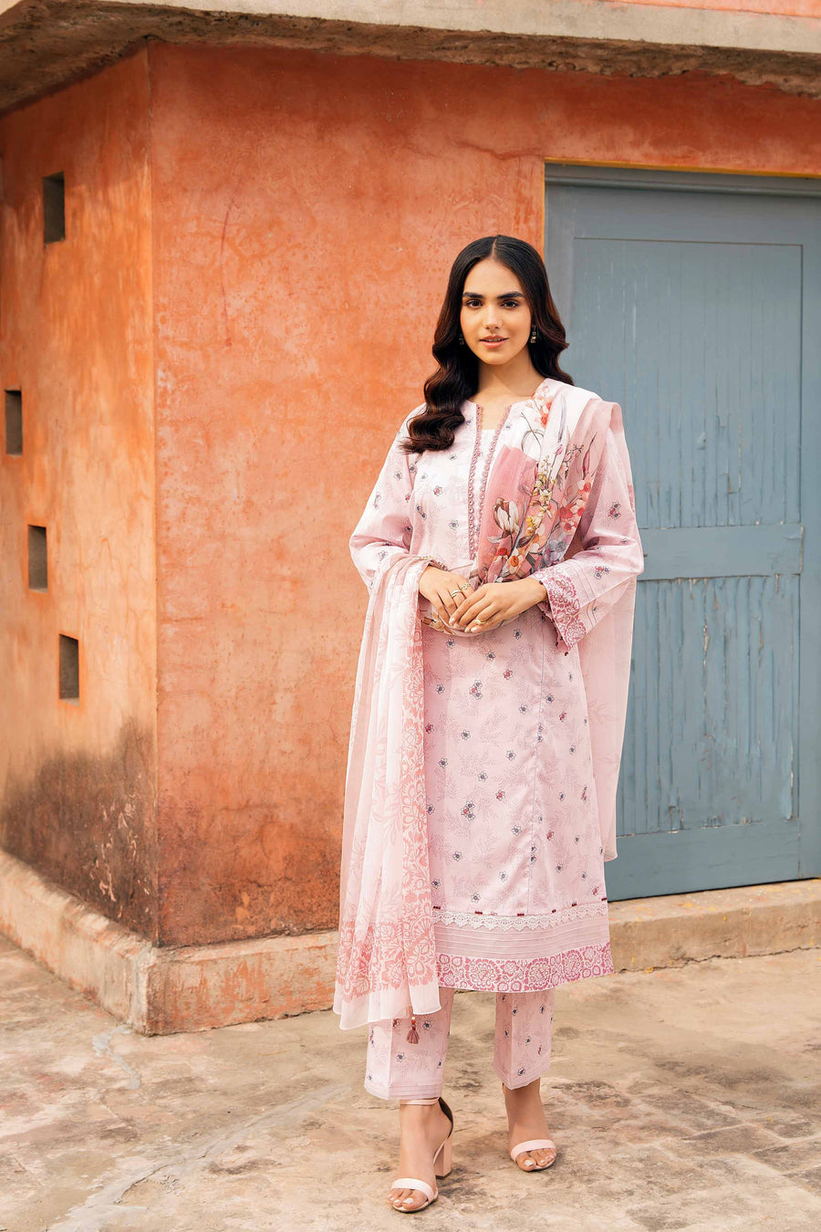 Nishat Summer Unstitched Printed Lawn 3Pc Suit - 42401209