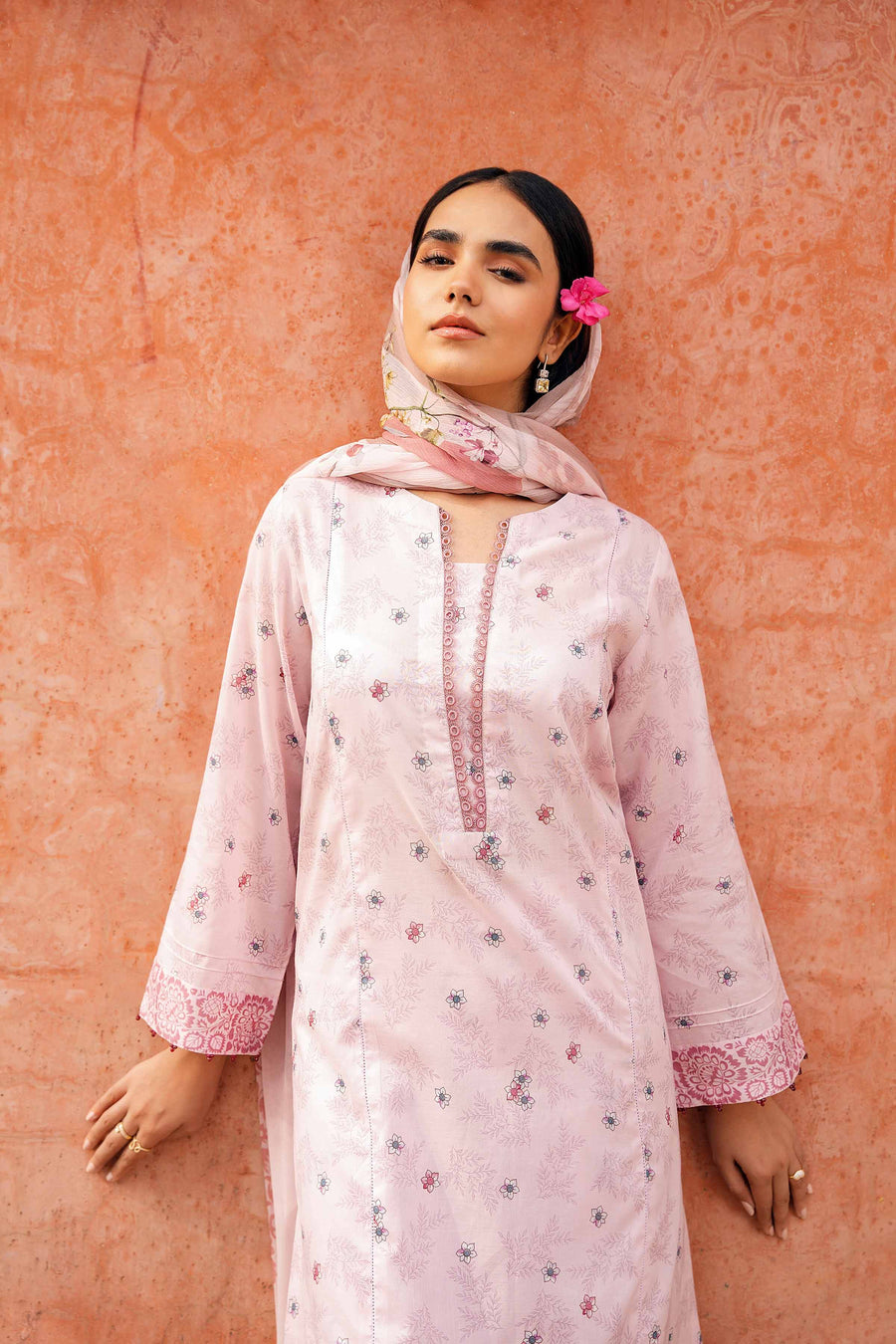 Nishat Summer Unstitched Printed Lawn 3Pc Suit - 42401209