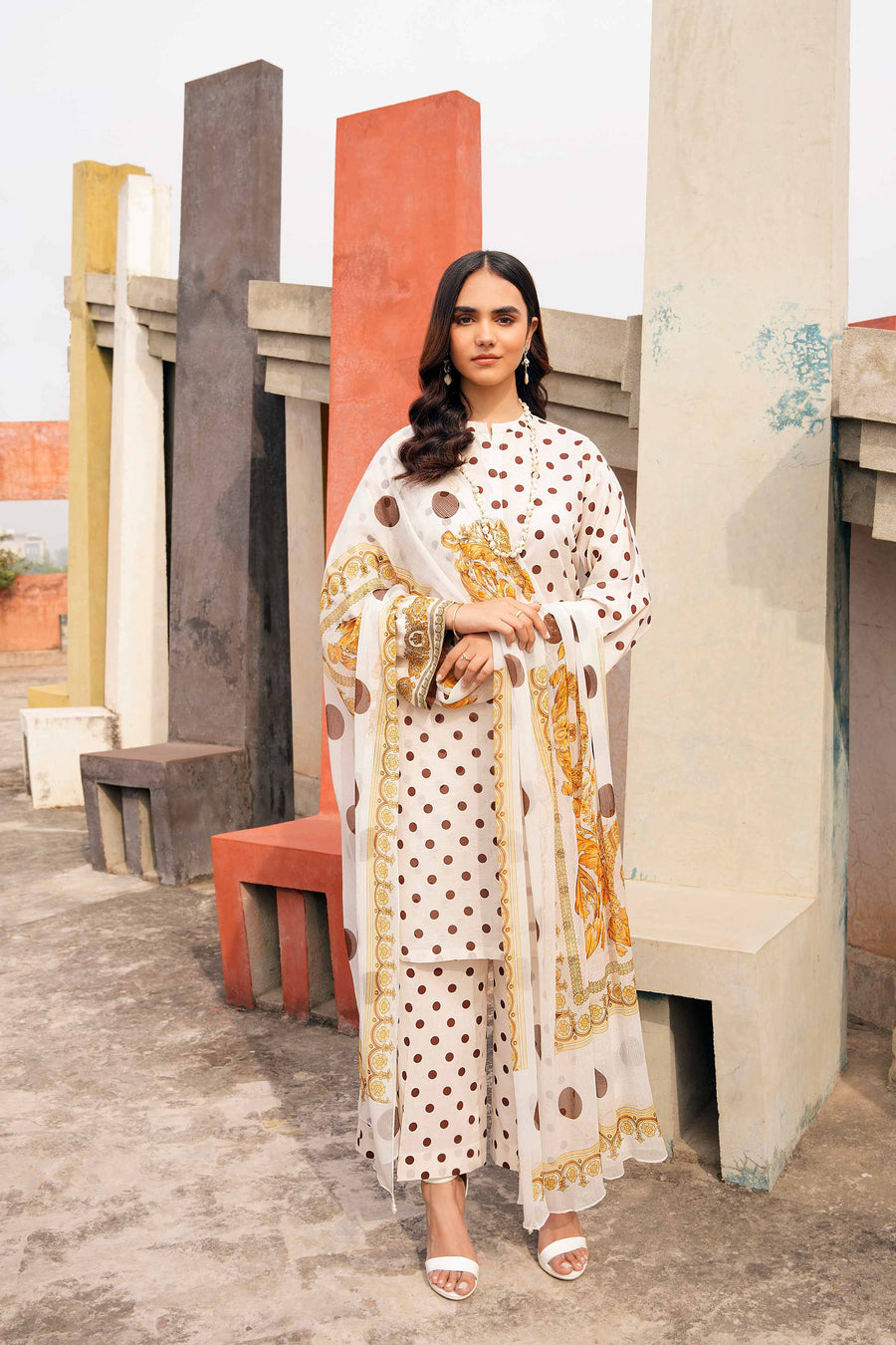 Nishat Summer Unstitched Printed Lawn 3Pc Suit - 42401210