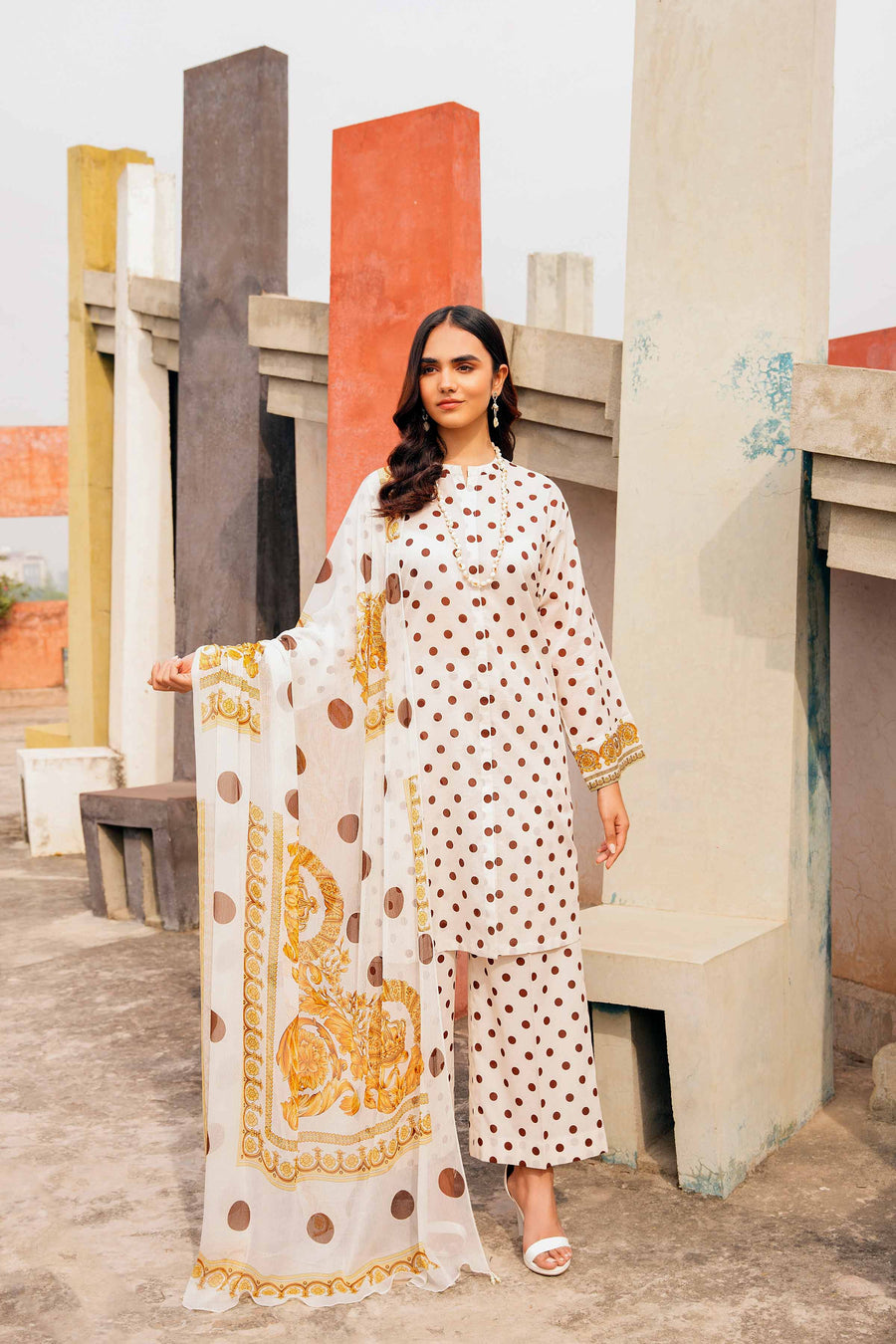 Nishat Summer Unstitched Printed Lawn 3Pc Suit - 42401210