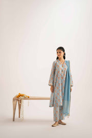 Nishat Summer Unstitched Printed Lawn 3Pc Suit - 42401214
