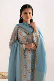 Nishat Summer Unstitched Printed Lawn 3Pc Suit - 42401214
