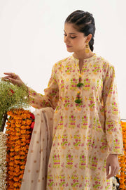 Nishat Summer Unstitched Printed Lawn 3Pc Suit - 42401215
