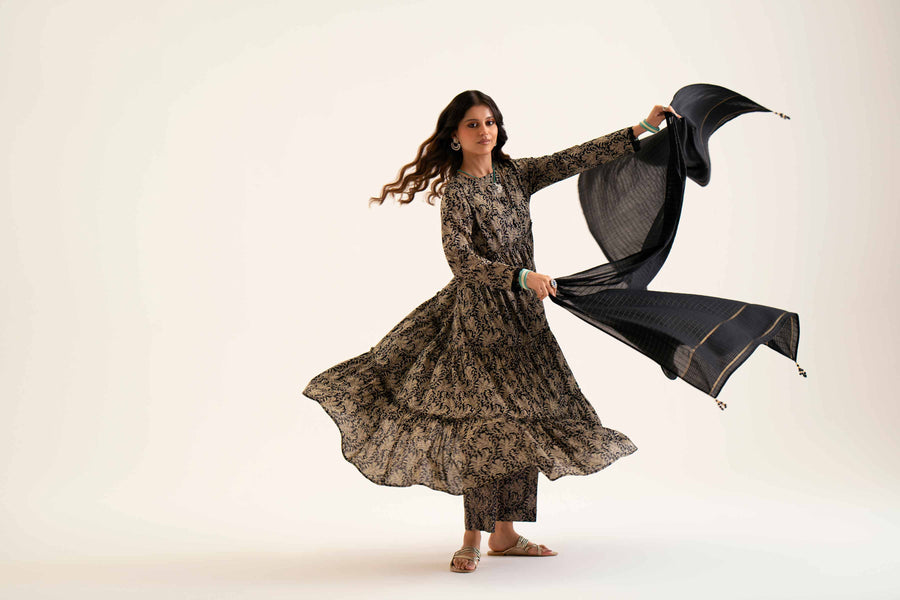 Nishat Summer Unstitched Printed Lawn 3Pc Suit - 42401219