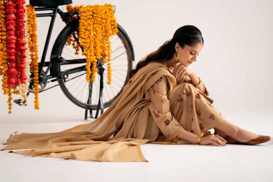 Nishat Summer Unstitched Printed Lawn 3Pc Suit - 42401220