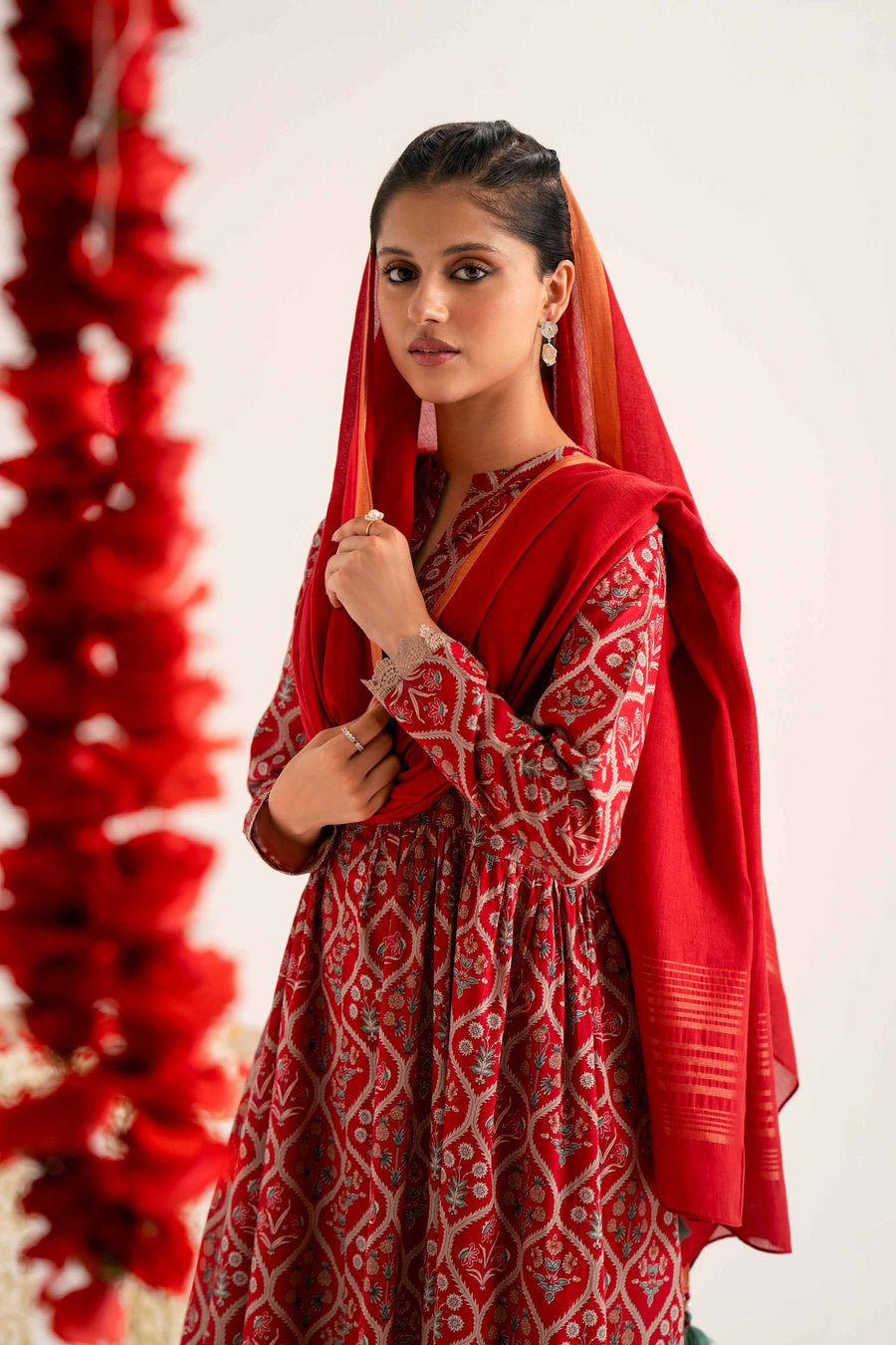 Nishat Summer Unstitched Printed Lawn 3Pc Suit - 42401221