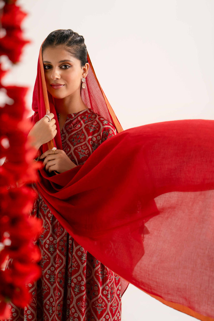 Nishat Summer Unstitched Printed Lawn 3Pc Suit - 42401221