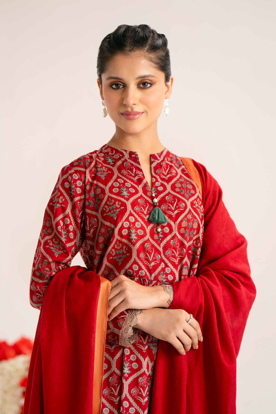 Nishat Summer Unstitched Printed Lawn 3Pc Suit - 42401221