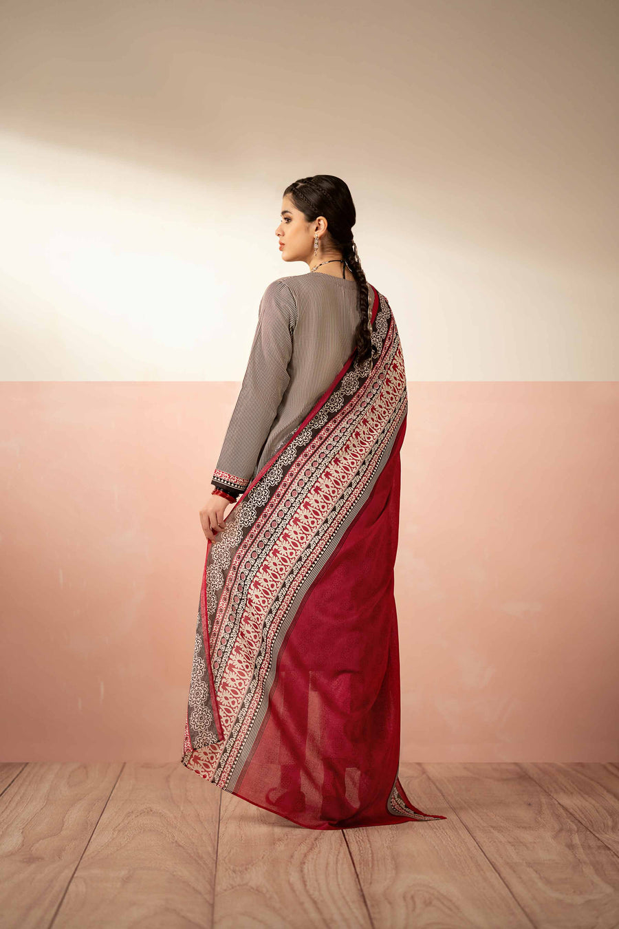 Nishat Summer Unstitched Printed Lawn 3Pc Suit - 42401223