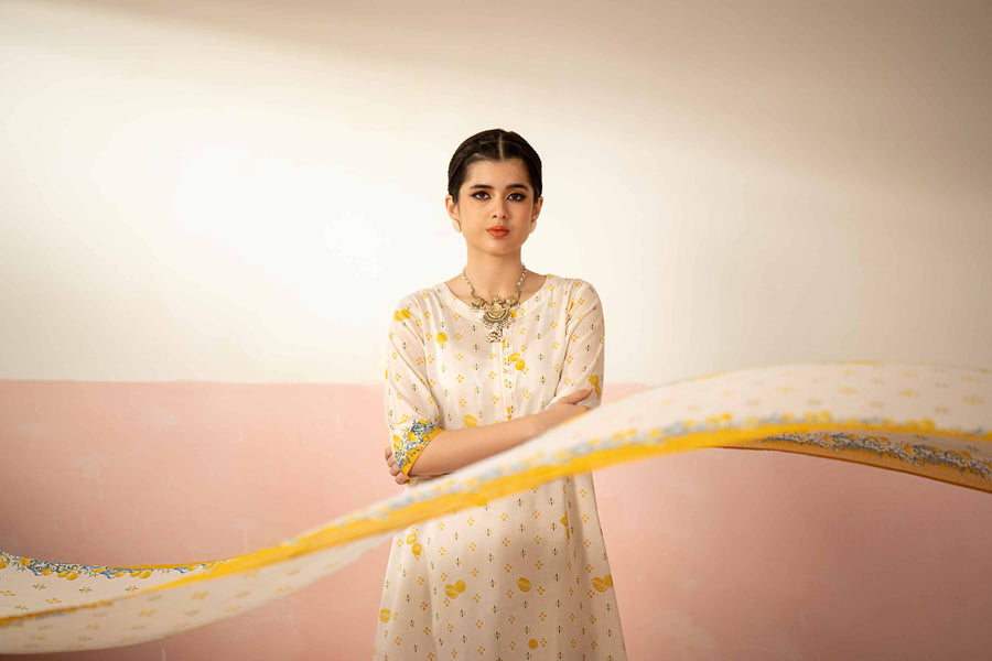 Nishat Summer Unstitched Printed Lawn 3Pc Suit - 42401225