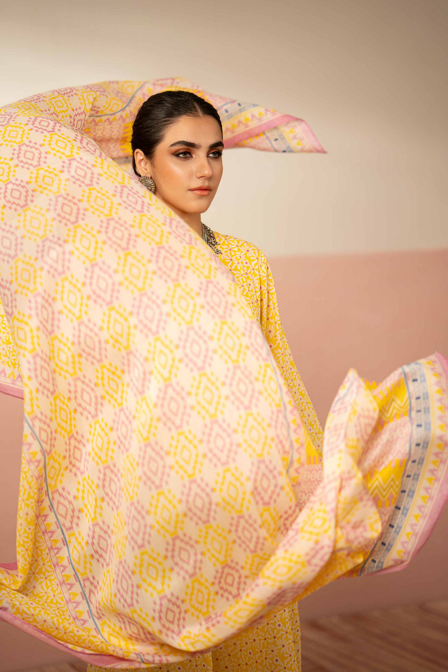 Nishat Summer Unstitched Printed Lawn 3Pc Suit - 42401227