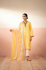 Nishat Summer Unstitched Printed Lawn 3Pc Suit - 42401227