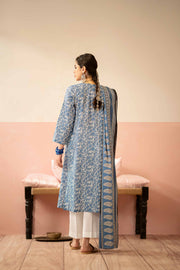 Nishat Summer Unstitched Printed Lawn 3Pc Suit - 42401230
