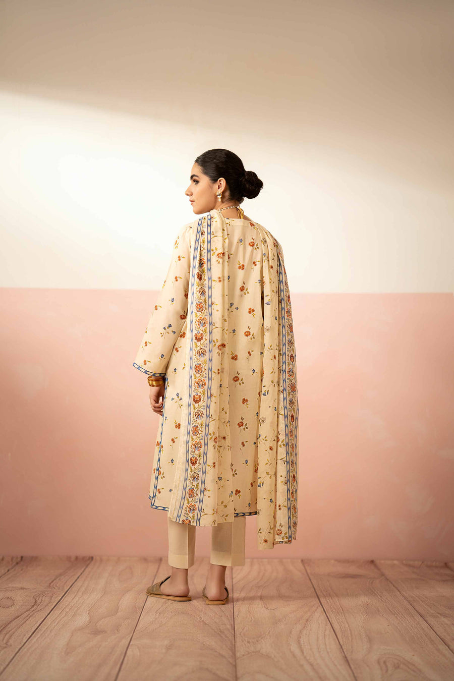 Nishat Summer Unstitched Printed Lawn 3Pc Suit - 42401233