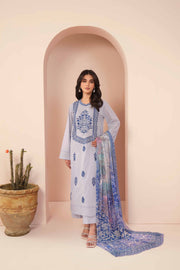 Nishat Summer Unstitched Embroidered Cambric 3Pc Suit - 42401239
