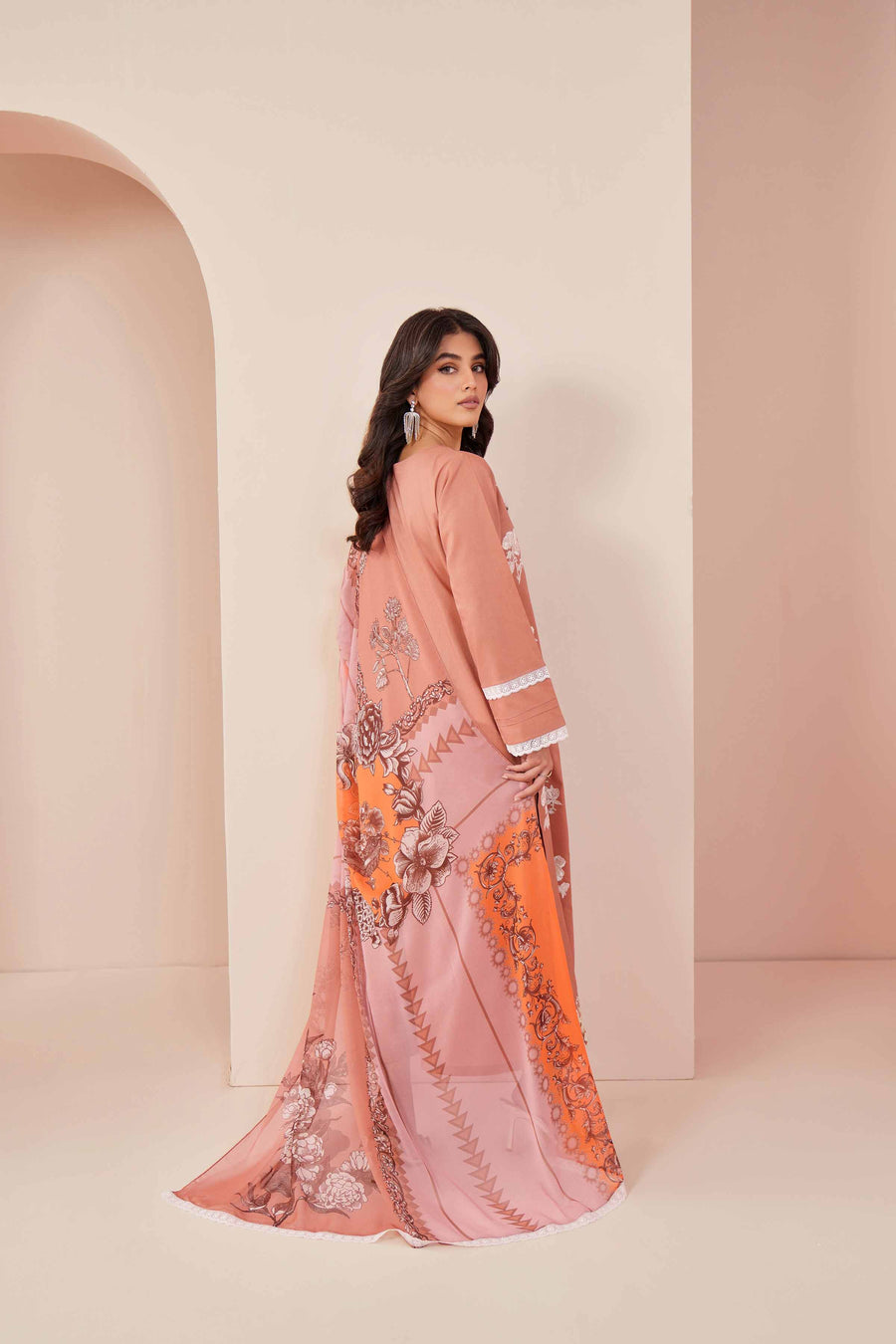 Nishat Summer Unstitched Embroidered Cambric 3Pc Suit - 42401241
