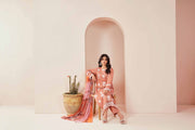 Nishat Summer Unstitched Embroidered Cambric 3Pc Suit - 42401241