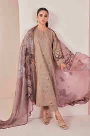 Nishat Summer Unstitched Embroidered Cambric 3Pc Suit - 42401242
