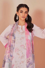Nishat Summer Unstitched Embroidered Cambric 3Pc Suit - 42401243