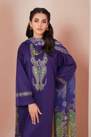 Nishat Summer Unstitched Embroidered Cambric 3Pc Suit - 42401244