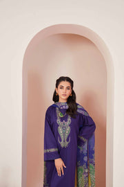 Nishat Summer Unstitched Embroidered Cambric 3Pc Suit - 42401244