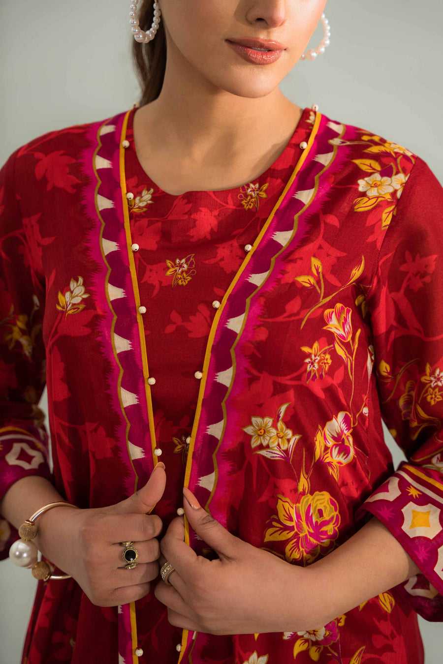 Nishat Festive Eid Printed Lawn Unstitched 2Pc Suit - 42401251