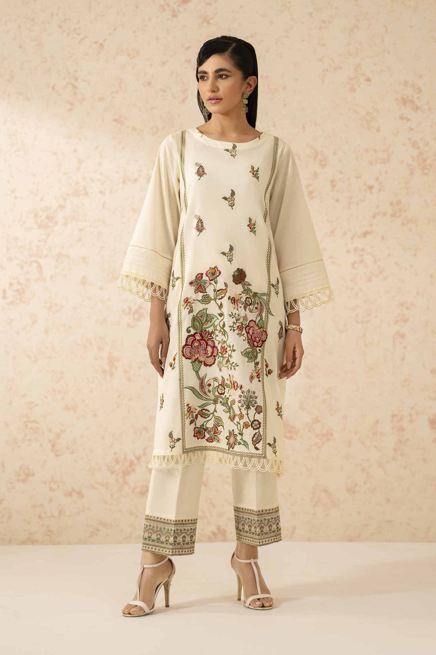 Nishat Festive Eid Embroidered Lawn Unstitched 2Pc Suit - 42401265