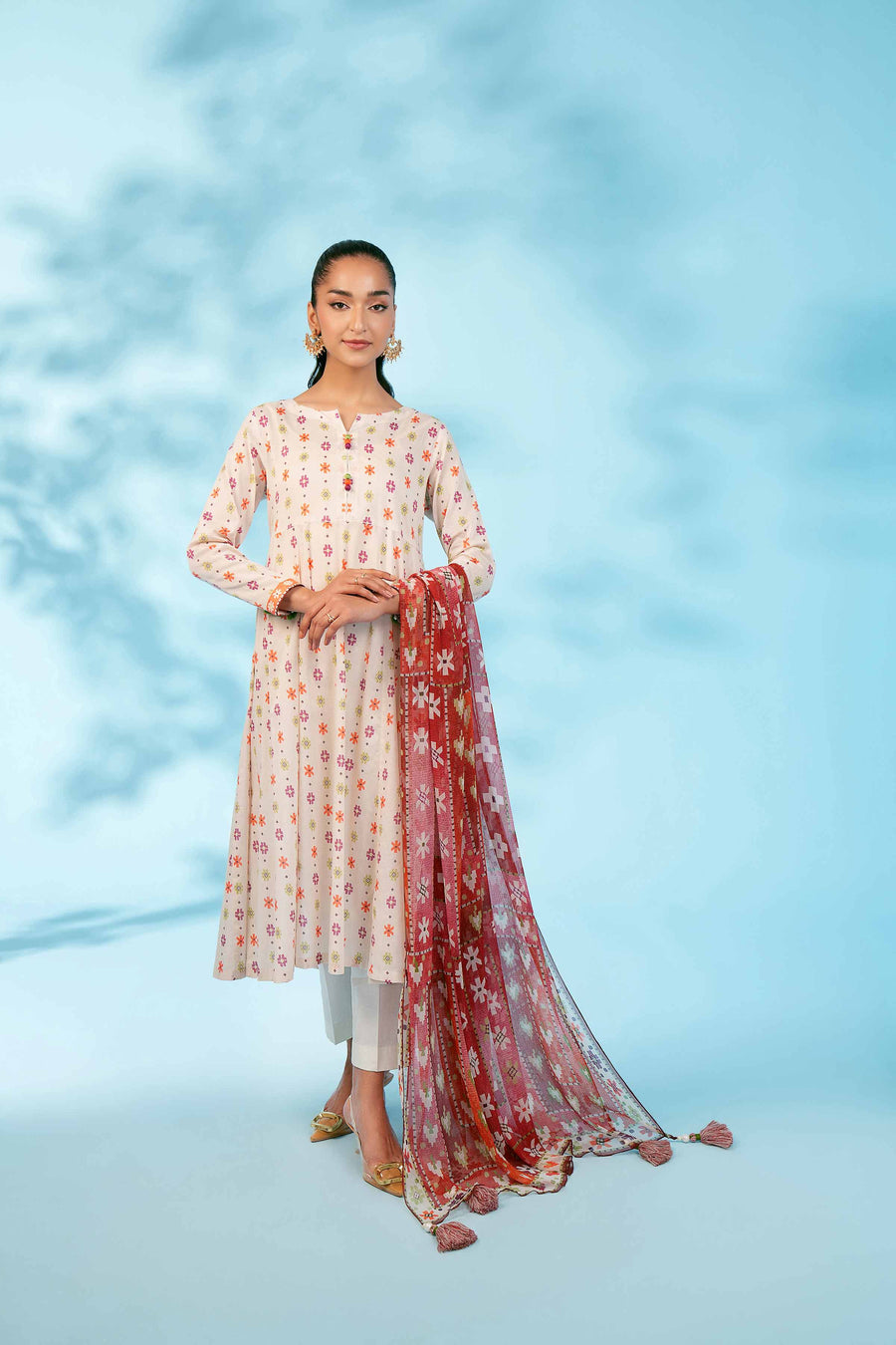 Nishat Festive Eid Printed Lawn Unstitched 2Pc Suit - 42401268