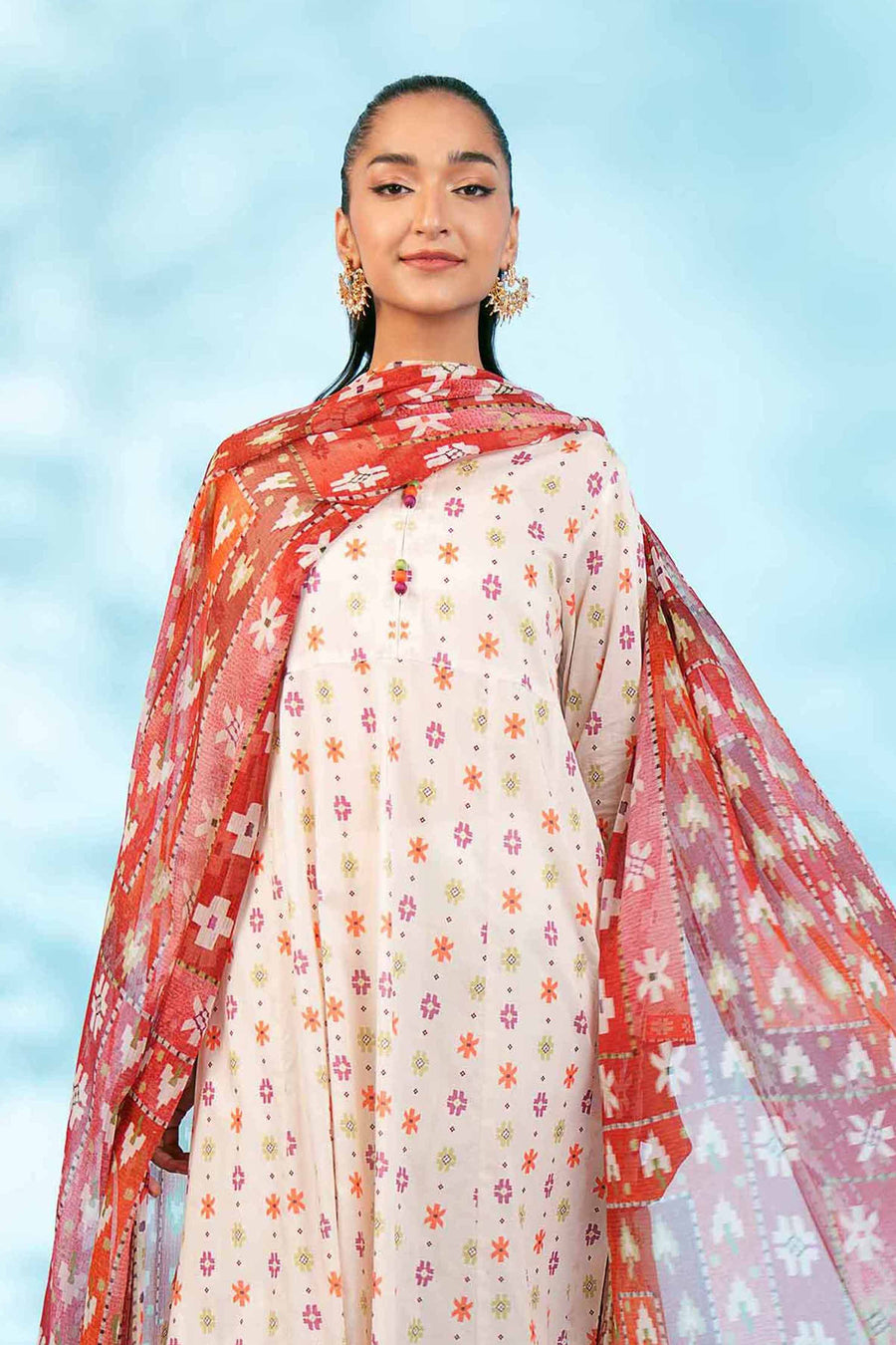Nishat Festive Eid Printed Lawn Unstitched 2Pc Suit - 42401268