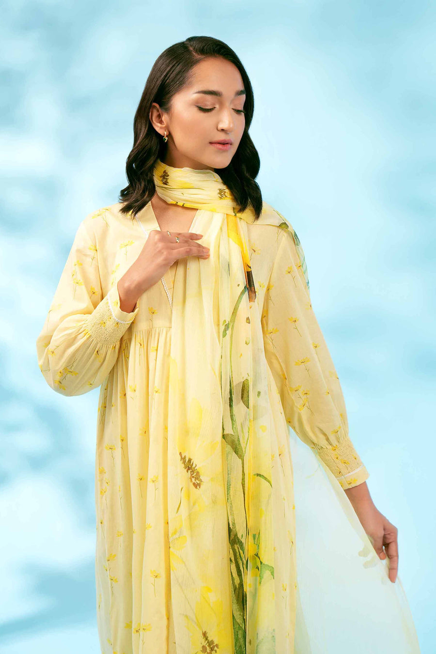 Nishat Festive Eid Printed Lawn Unstitched 2Pc Suit - 42401272