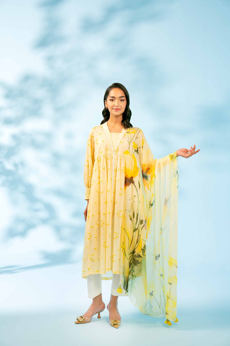 Nishat Festive Eid Printed Lawn Unstitched 2Pc Suit - 42401272
