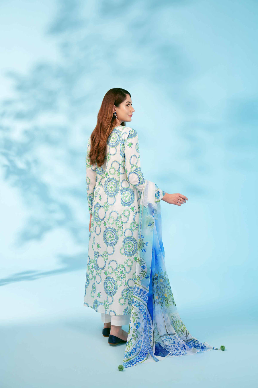 Nishat Festive Eid Printed Lawn Unstitched 2Pc Suit - 42401274
