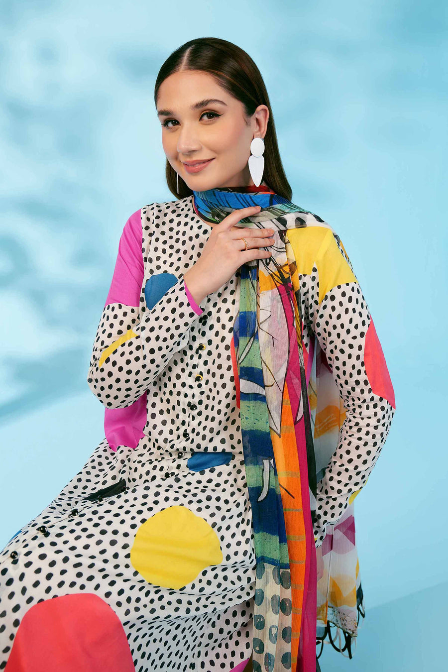 Nishat Festive Eid Printed Lawn Unstitched 2Pc Suit - 42401275