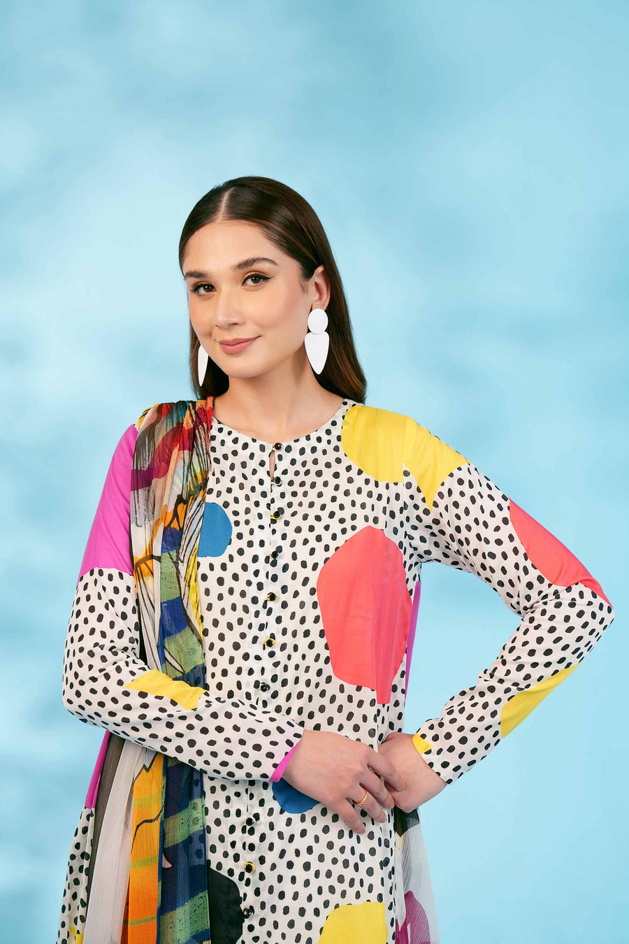 Nishat Festive Eid Printed Lawn Unstitched 2Pc Suit - 42401275