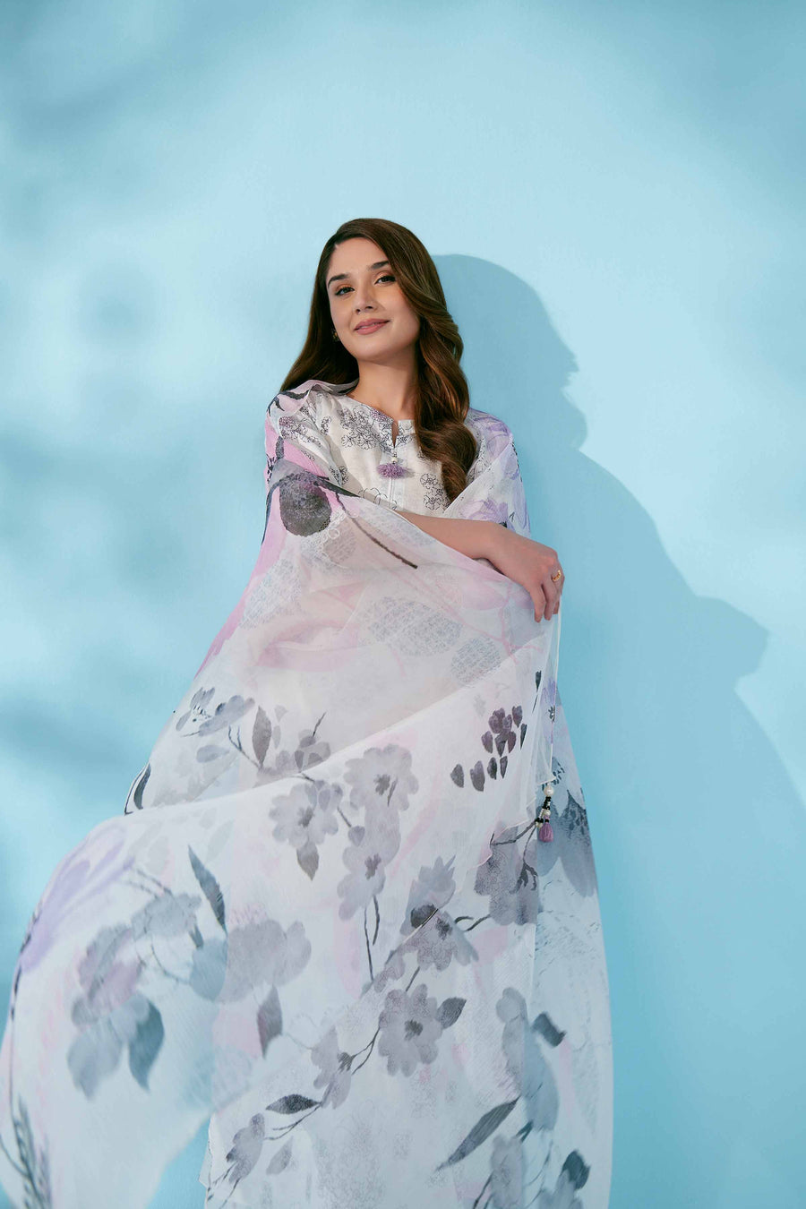 Nishat Festive Eid Printed Lawn Unstitched 2Pc Suit - 42401276