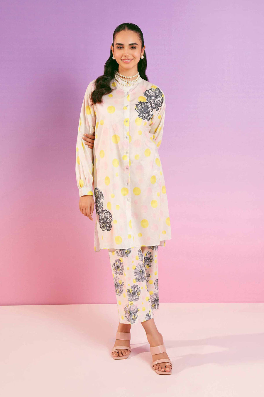 Nishat Festive Eid Embroidered Lawn Unstitched 2Pc Suit - 42401277