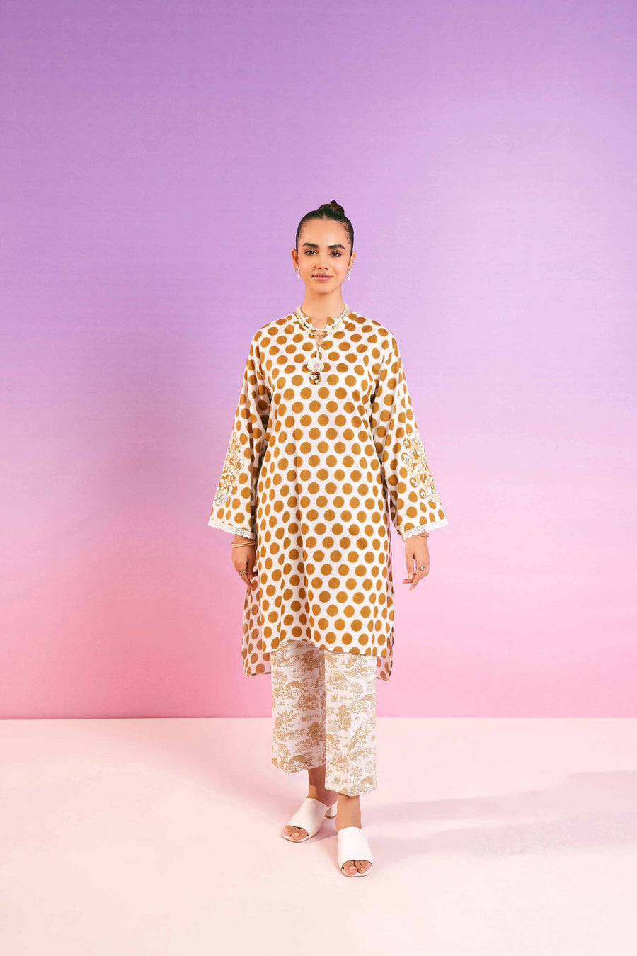 Nishat Festive Eid Embroidered Lawn Unstitched 2Pc Suit - 42401282