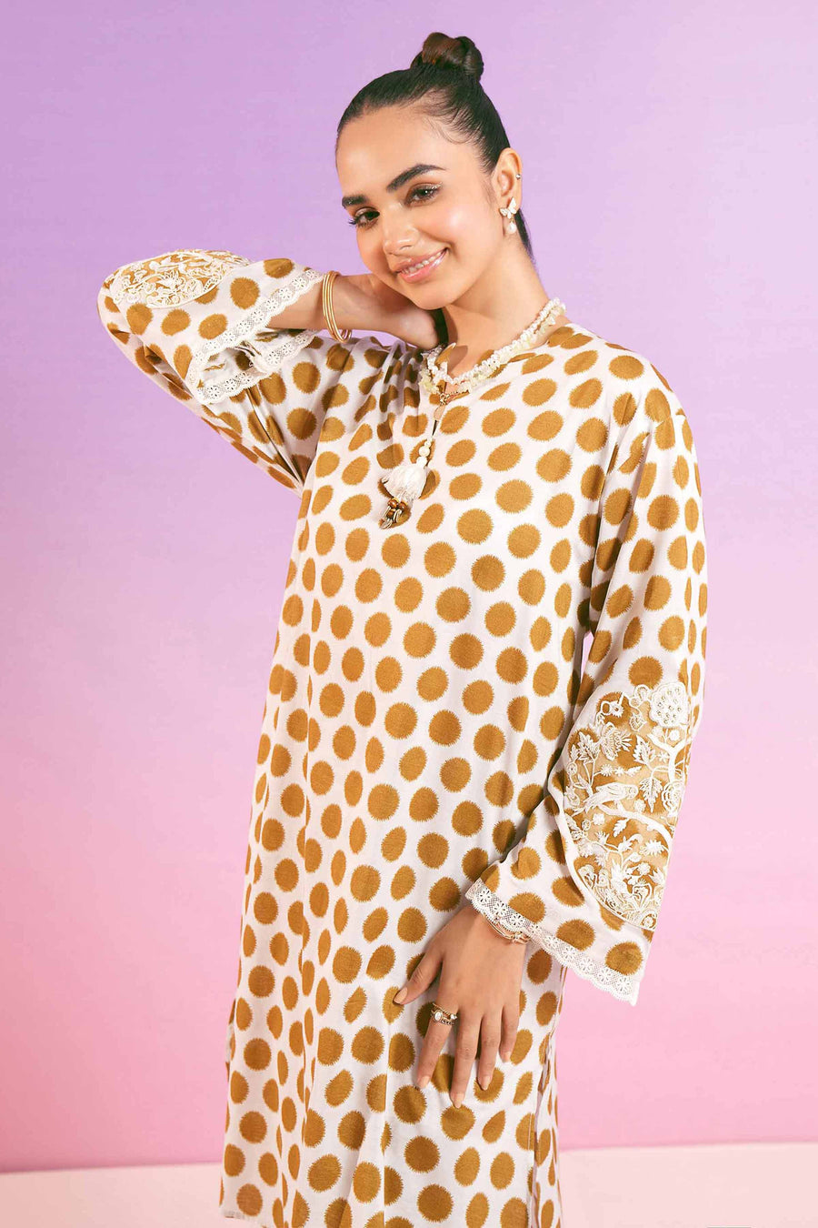 Nishat Festive Eid Embroidered Lawn Unstitched 2Pc Suit - 42401282