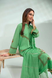 Nishat Festive Eid Embroidered Lawn Unstitched 2Pc Suit - 42401288