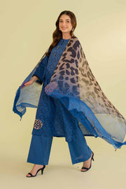 Nishat Festive Eid Embroidered Lawn Unstitched 2Pc Suit - 42401299