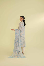 Nishat Festive Eid Embroidered Lawn Unstitched 2Pc Suit - 42401301