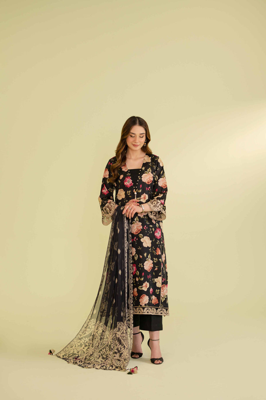 Nishat Festive Eid Embroidered Lawn Unstitched 2Pc Suit - 42401303