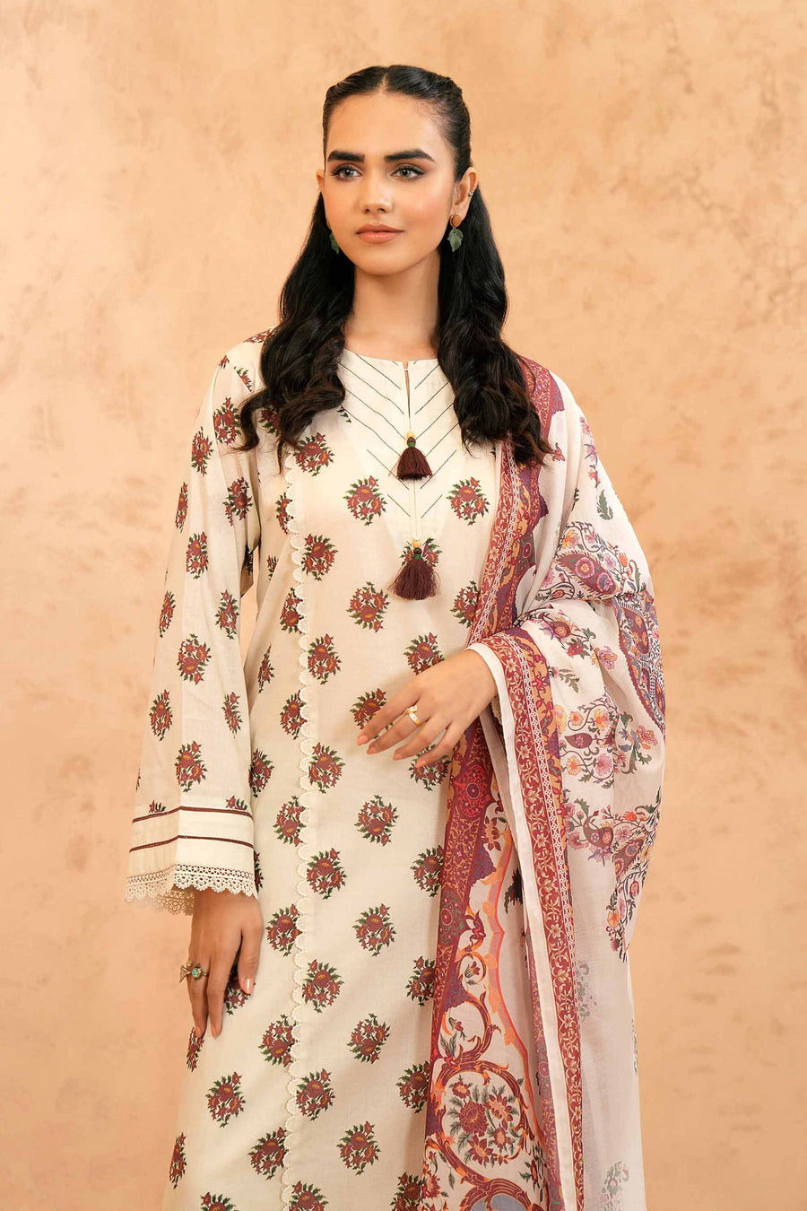 Nishat Festive Eid Printed Lawn Unstitched 2Pc Suit - 42401309