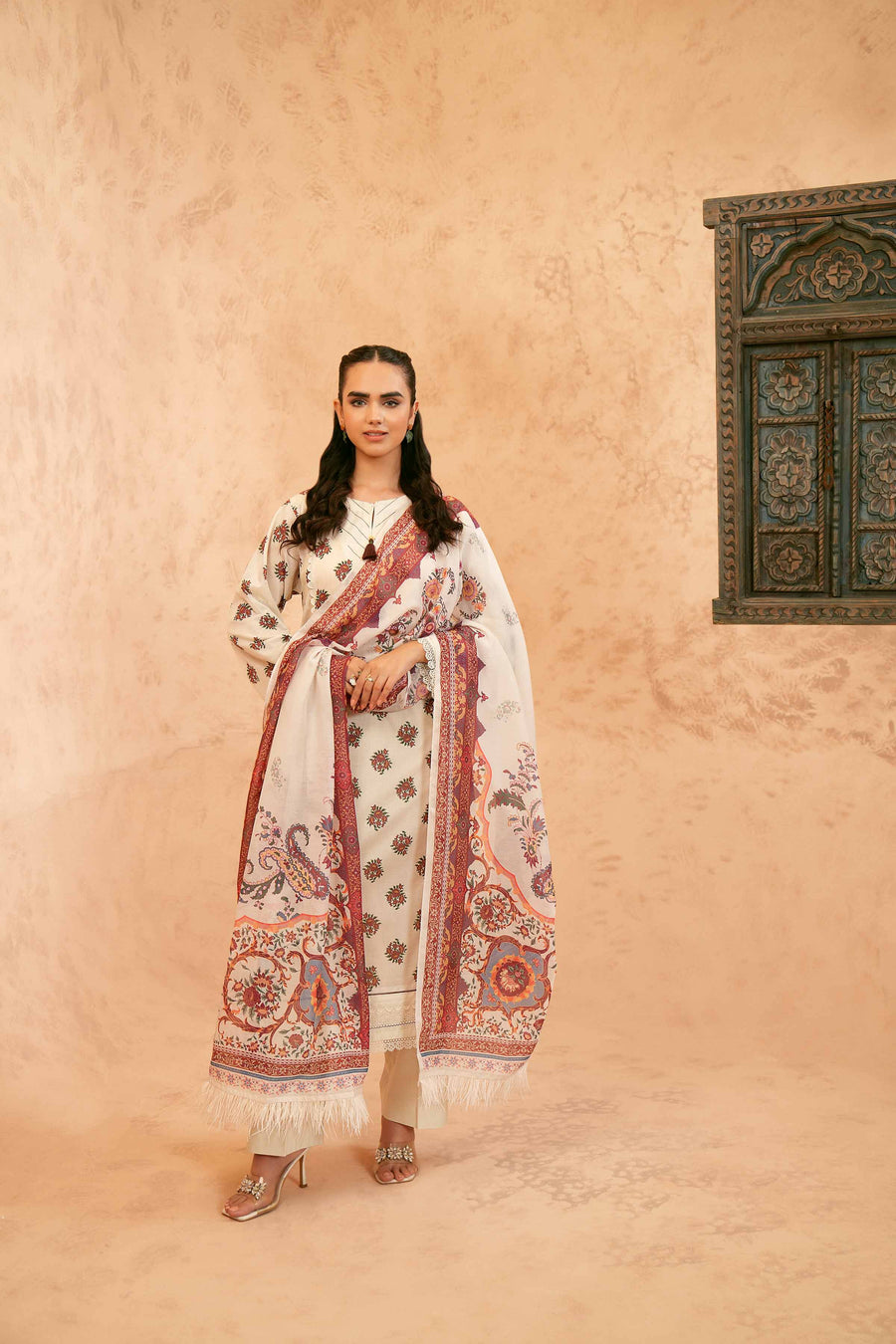 Nishat Festive Eid Printed Lawn Unstitched 2Pc Suit - 42401309