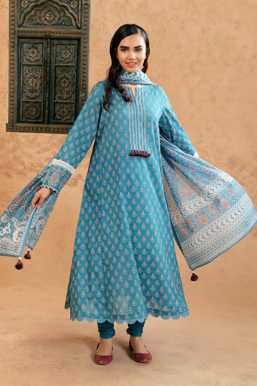 Nishat Festive Eid Printed Lawn Unstitched 2Pc Suit - 42401310